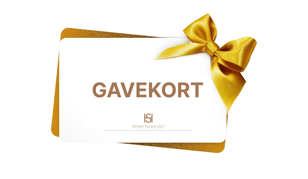 Gavekort en spraytanbehandling